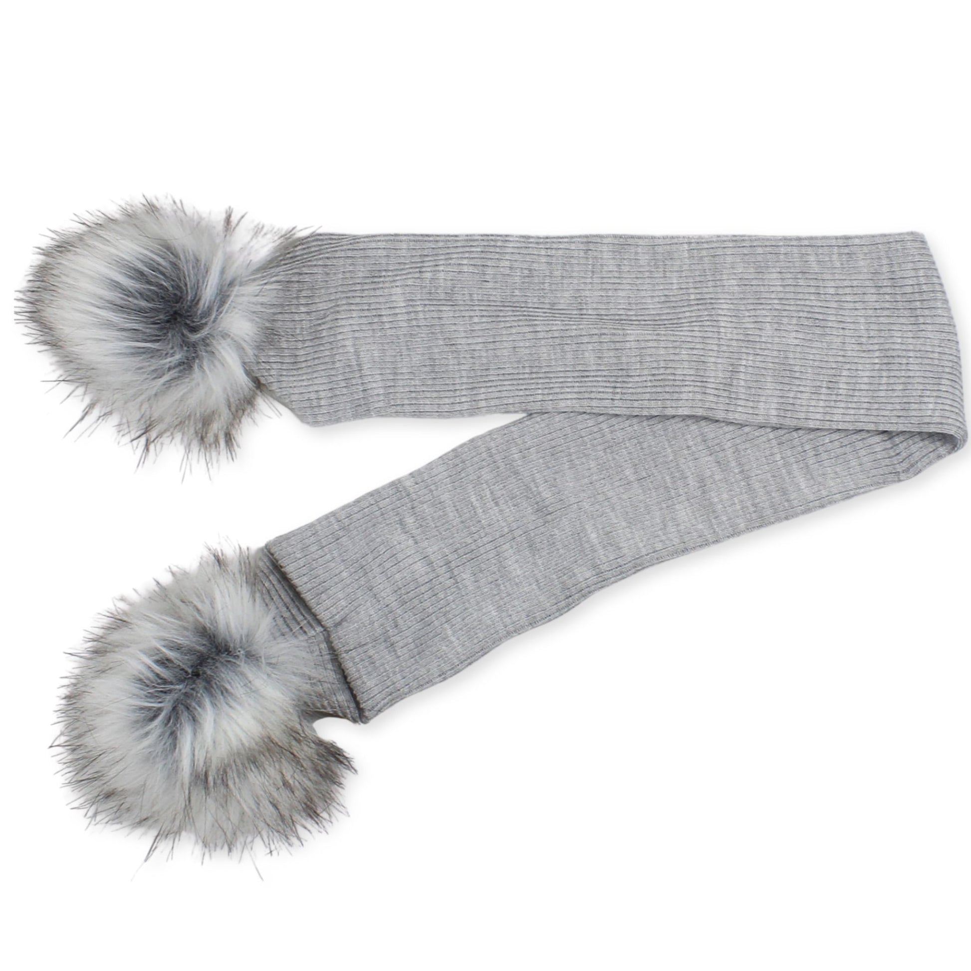 grey baby scarf