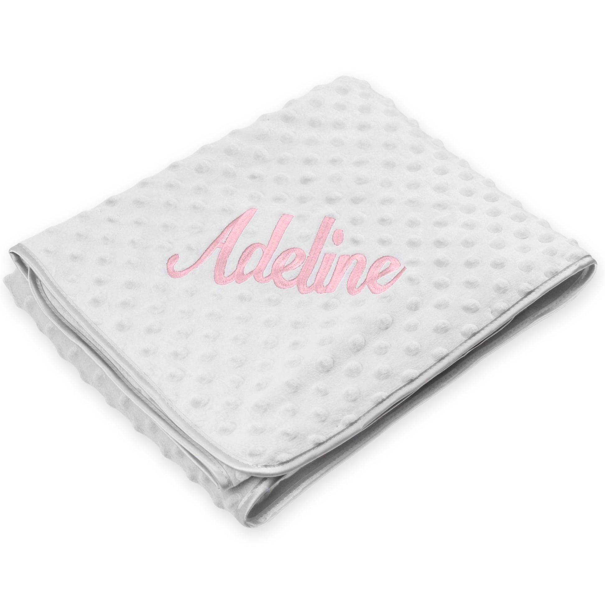 grey blanket unisex personalised