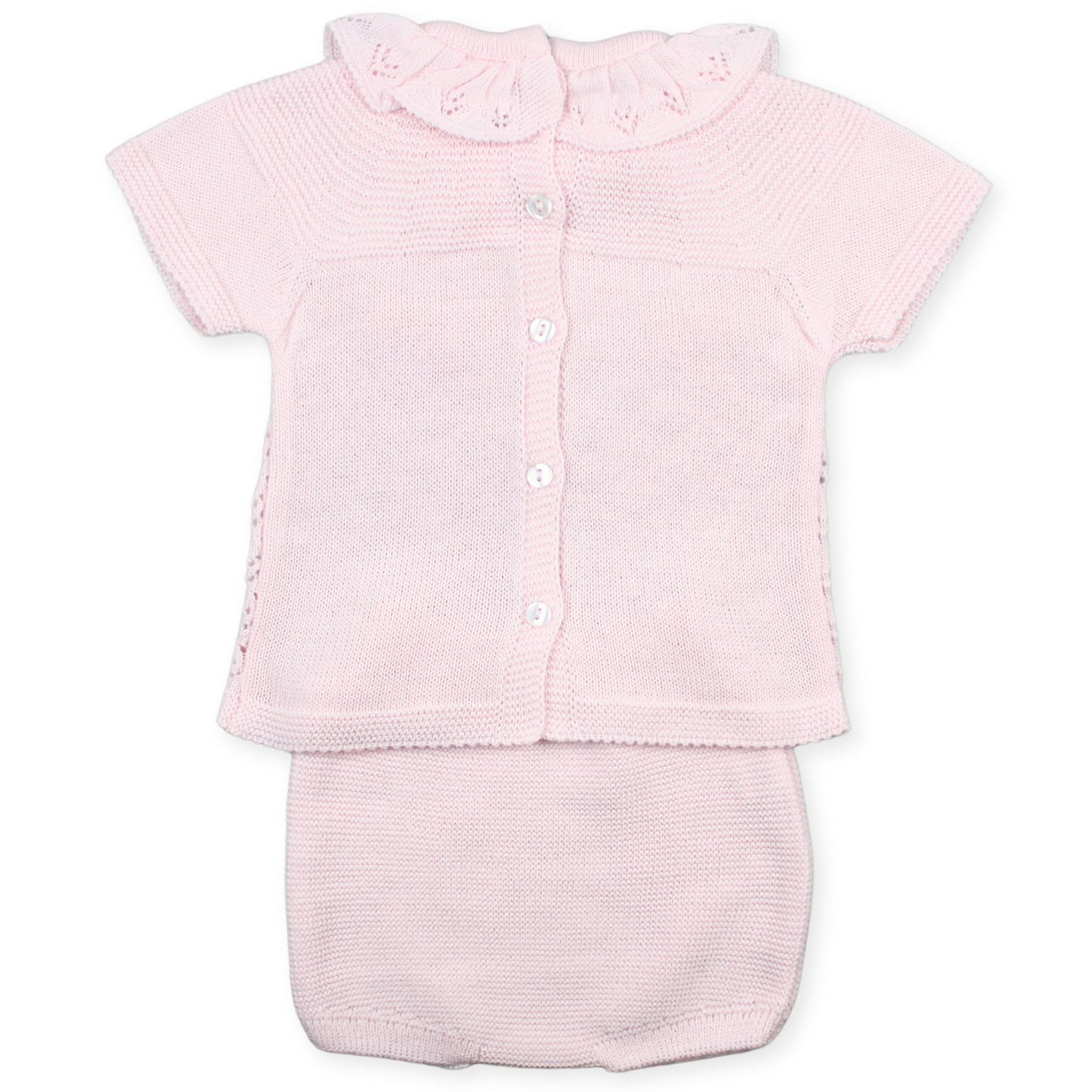 baby girls knitted two piece outfit