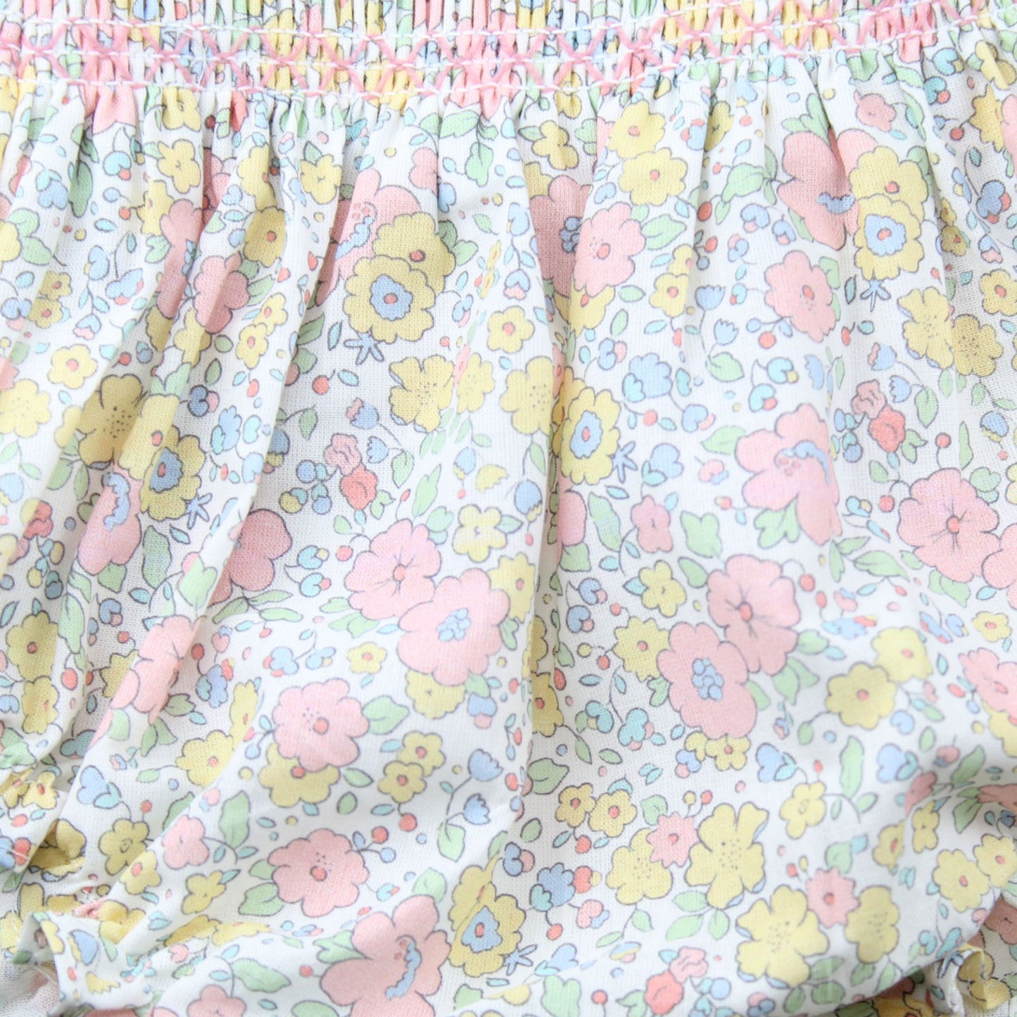 baby girls pink two piece floral summer outfit