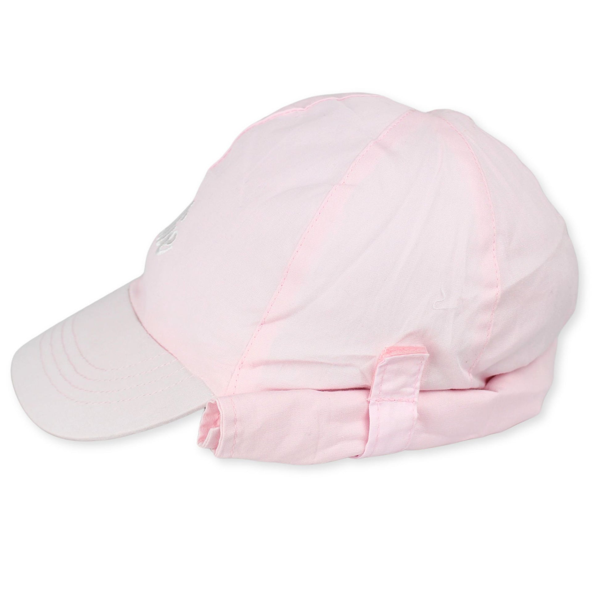 baby girls pink personalised sun hat