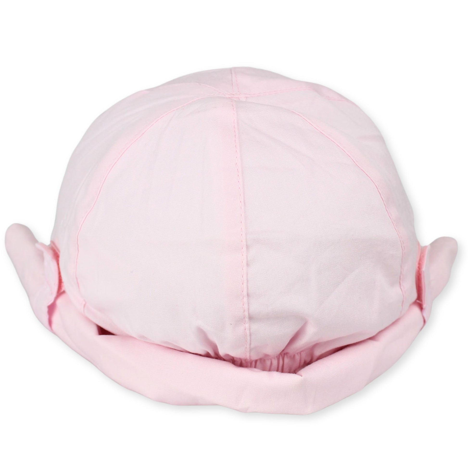 baby girls pink personalised sun hat