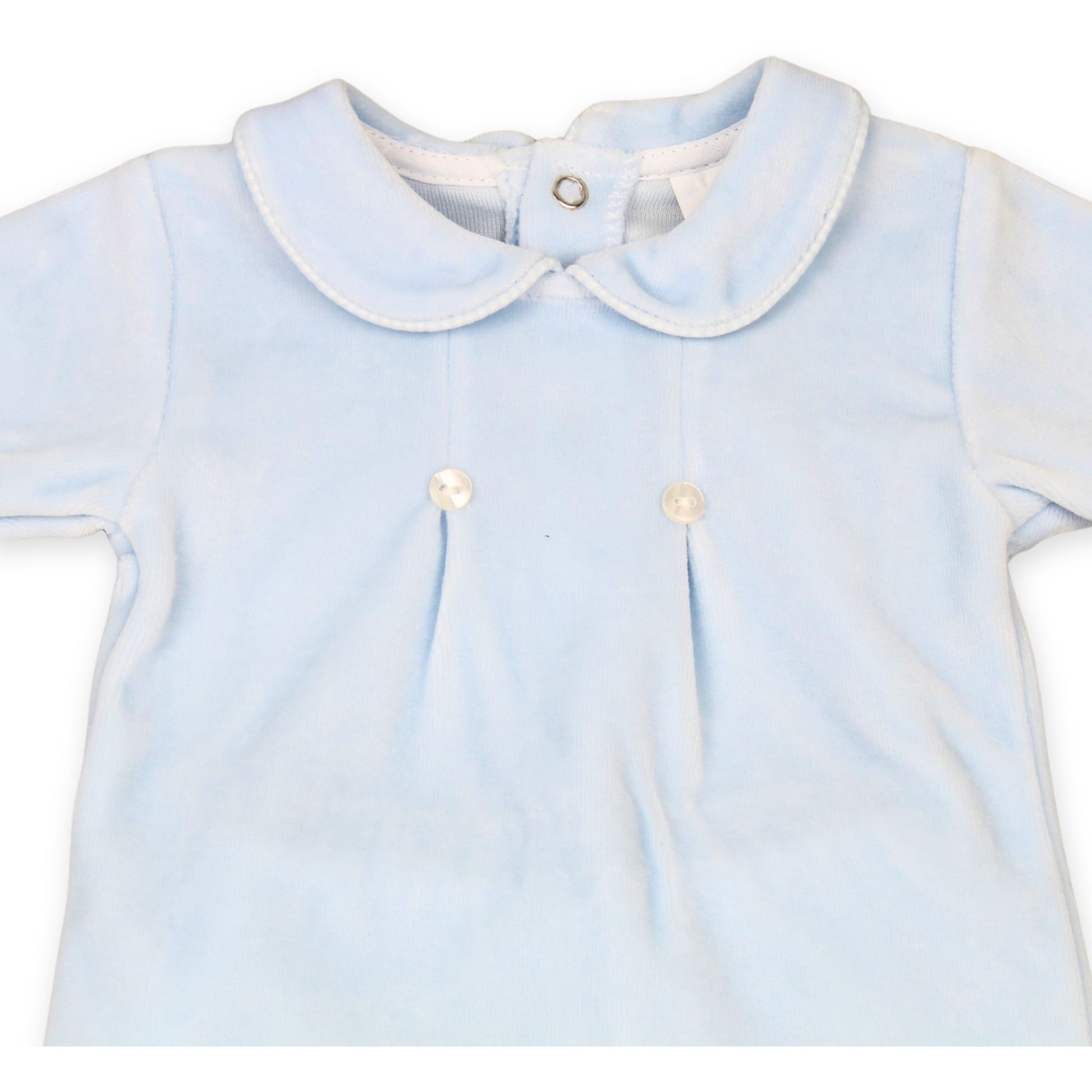 blue baby boys two piece outfit