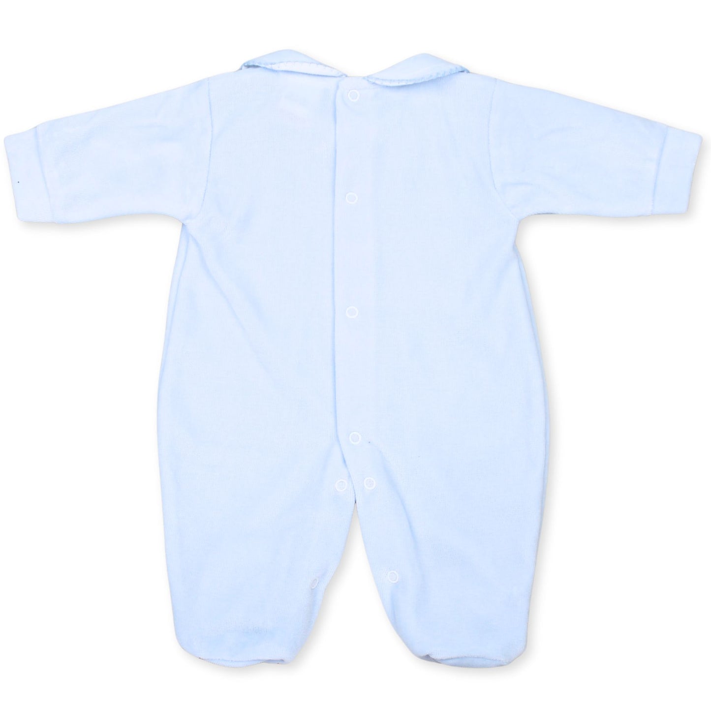 white quilted sleepsuit all in one
