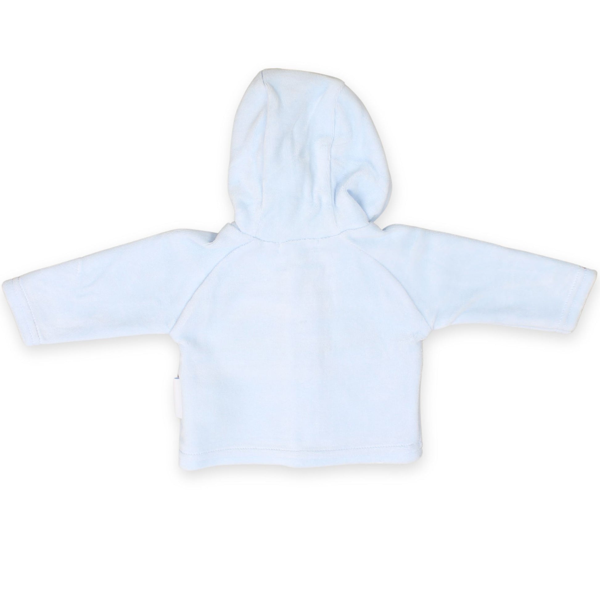 baby boys three piece top trousers and jacket velour prince elephant embroidery