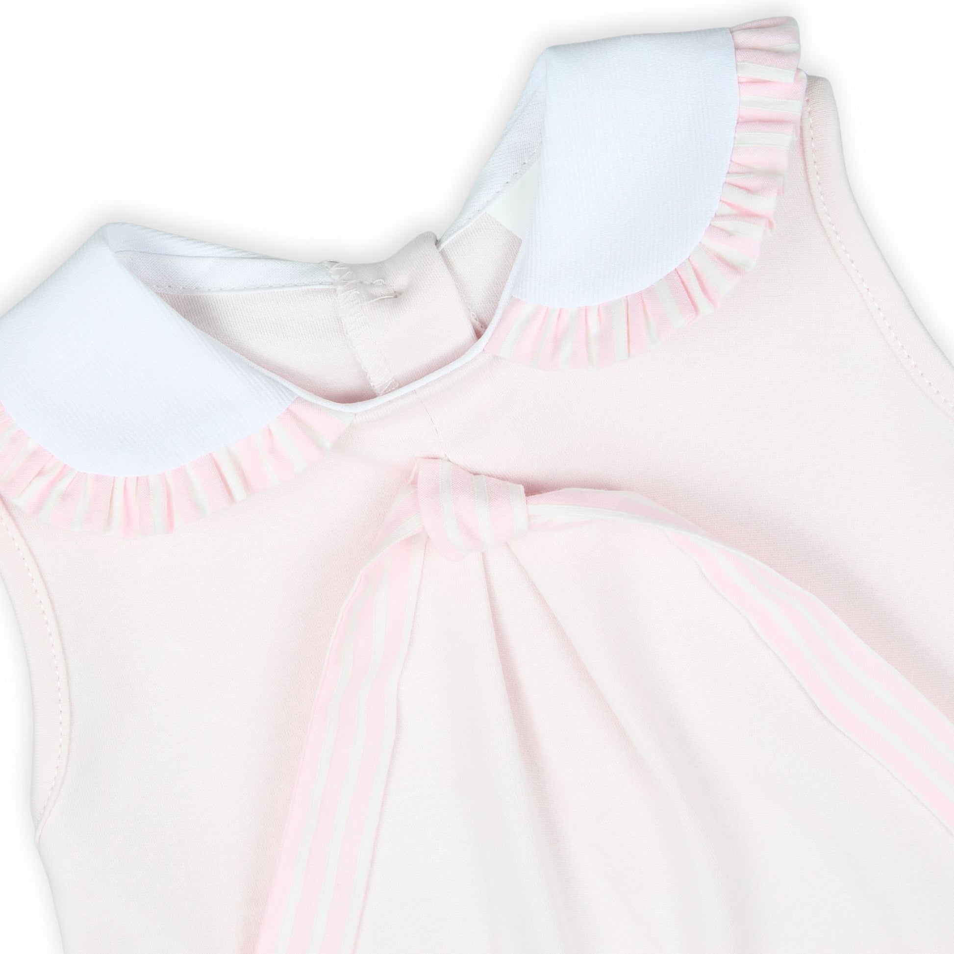 girls summer set, pink baby outfit, toddler girl shorts set, baby girl pink top and shorts, striped trim baby clothes, peter pan collar outfit, girls clothes 12 months to 4 years