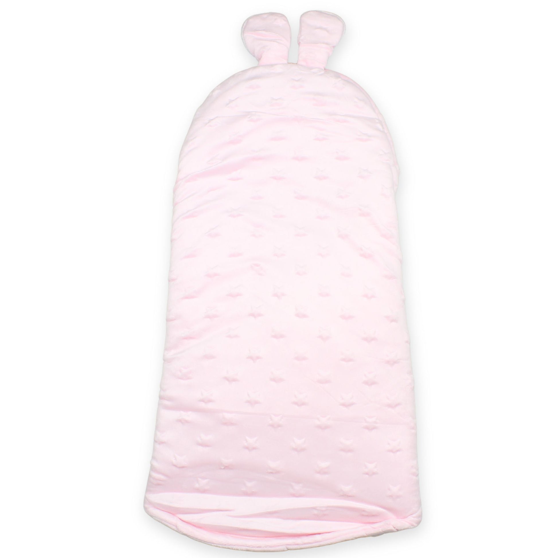 baby swaddle, pink baby wrap, newborn swaddle blanket, bunny ears swaddle, soft fleece baby wrap, baby shower gift, baby girl essentials