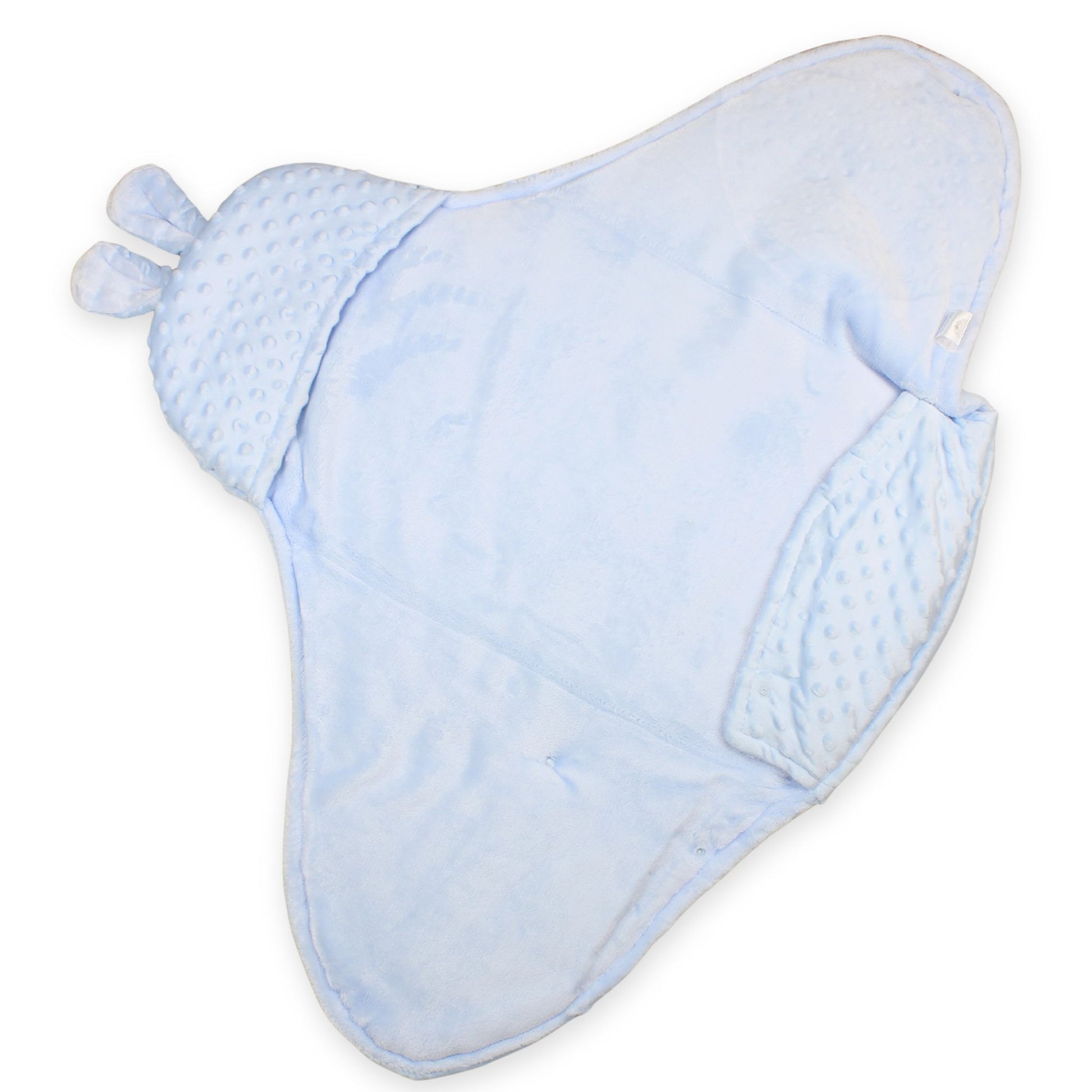 baby boy swaddle, blue baby wrap, dimple fleece swaddle, newborn blanket, bunny ears swaddle, teddy bear baby wrap, baby shower gift for boys