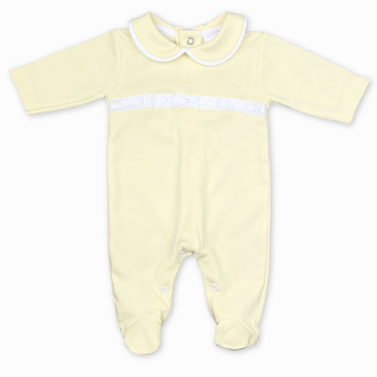 baby girls yellow sleep suit