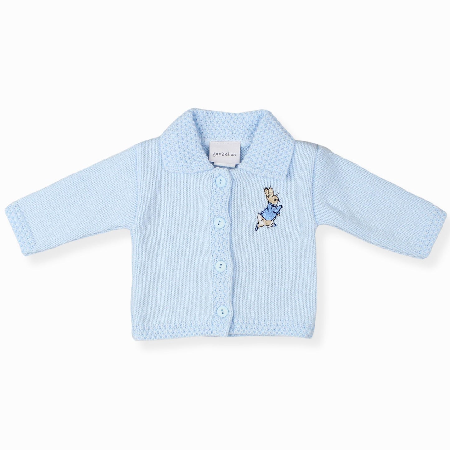 peter rabbit blue cardigan