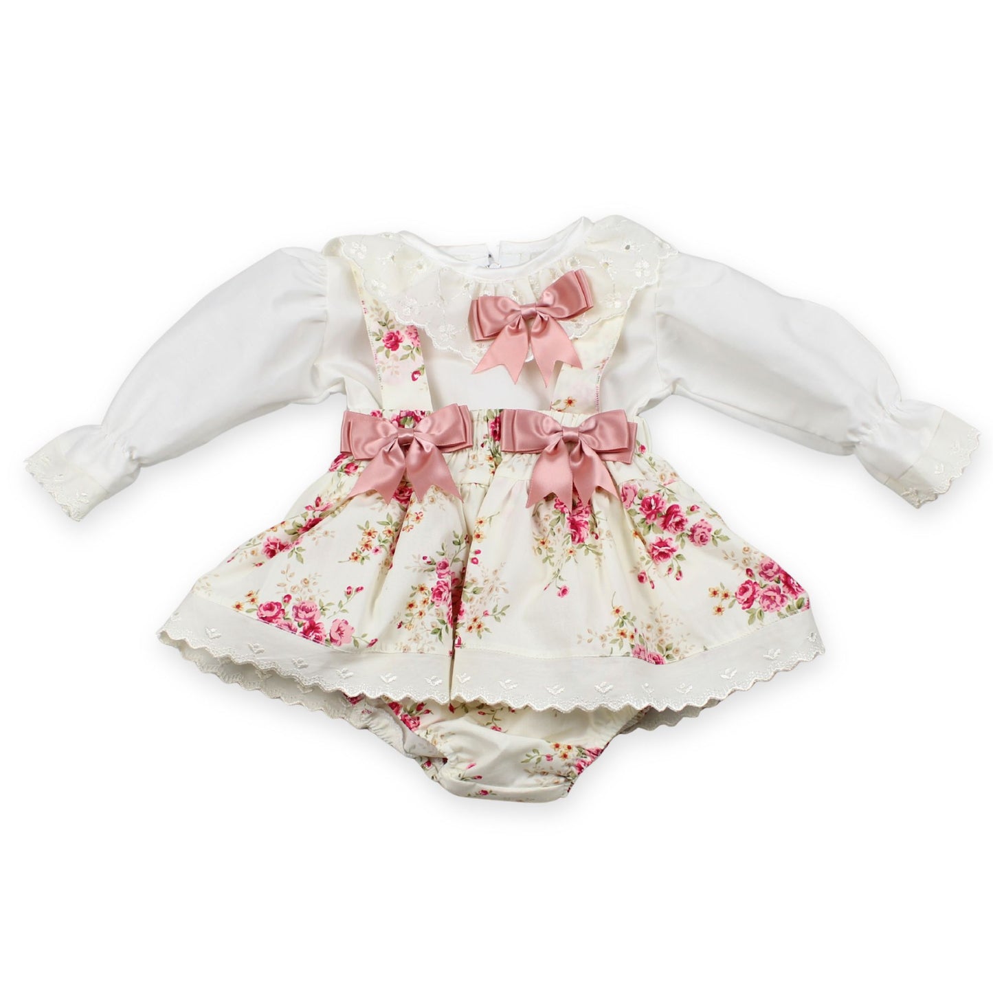 baby girls floral two piece summer outfit