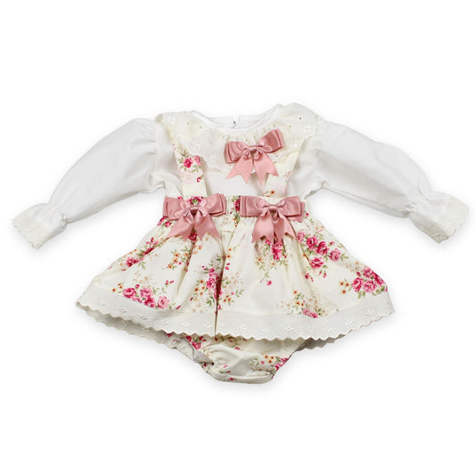 baby girls floral two piece summer outfit