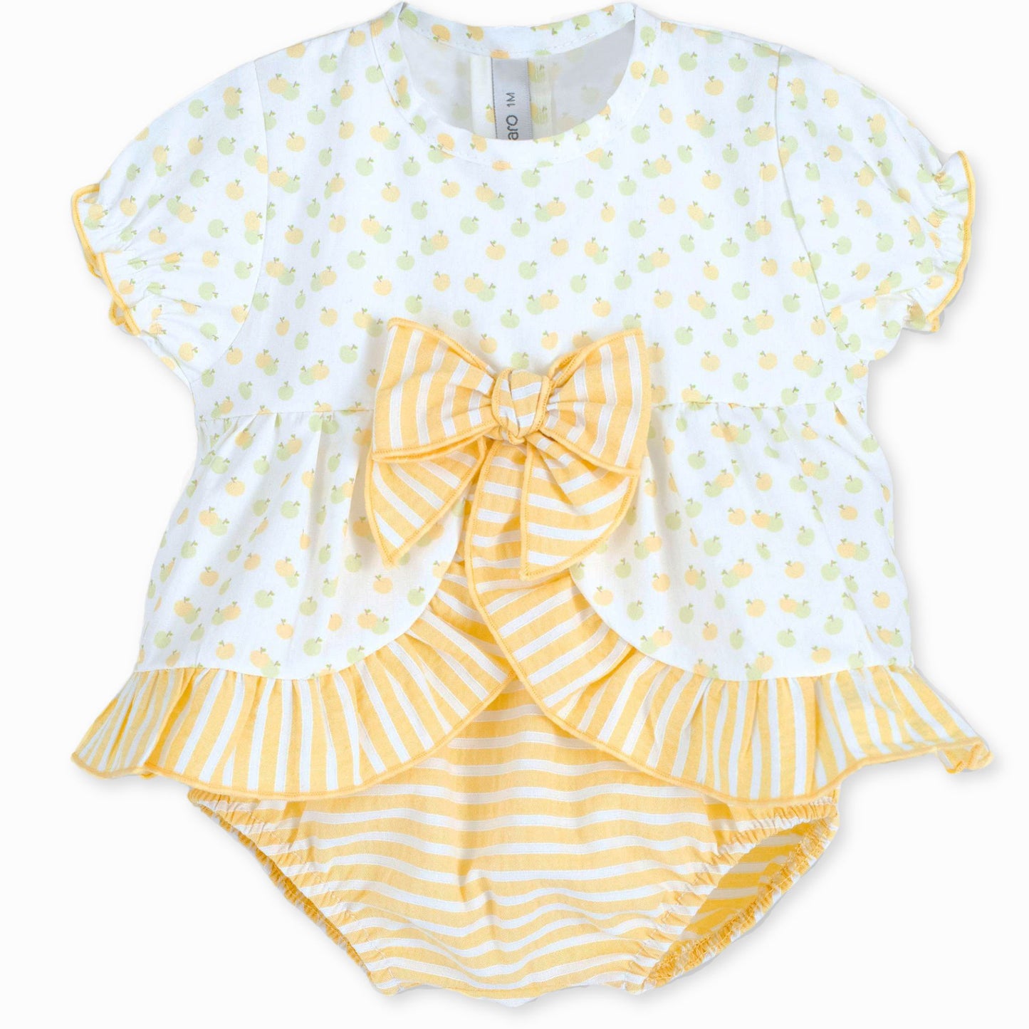 baby girls lemon calamaro summer outfit