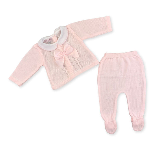 baby girl knitted 2 piece outfit