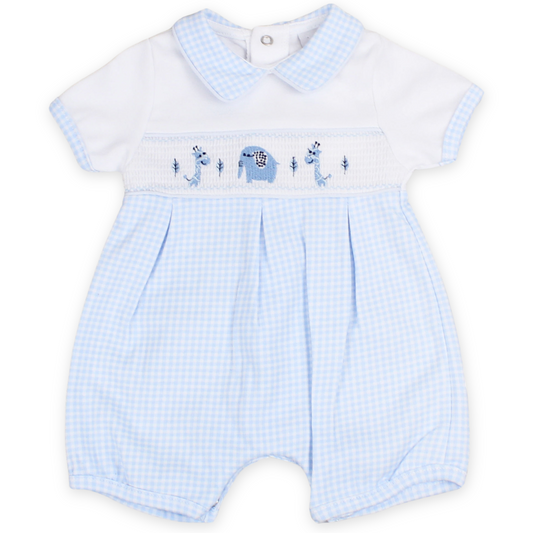 baby boys jungle romper