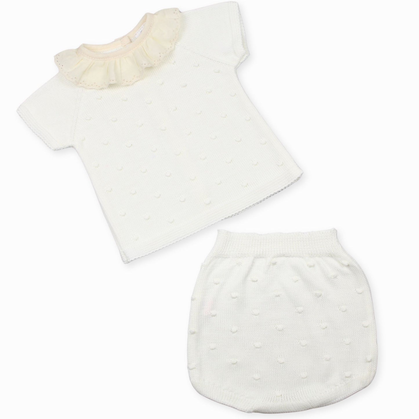 BABY GIRLS CREAM OUTFIT