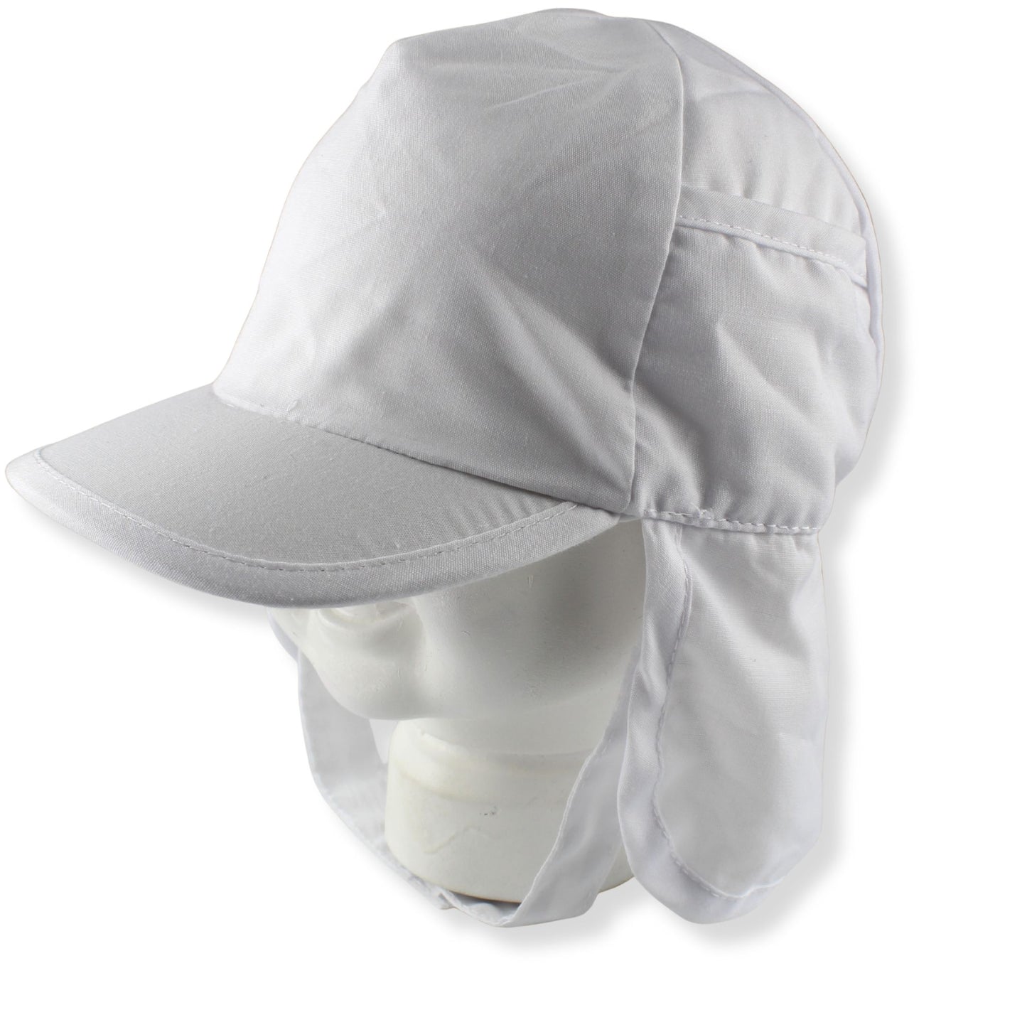 Baby Boys White Sunhat legionnaire style- SALE
