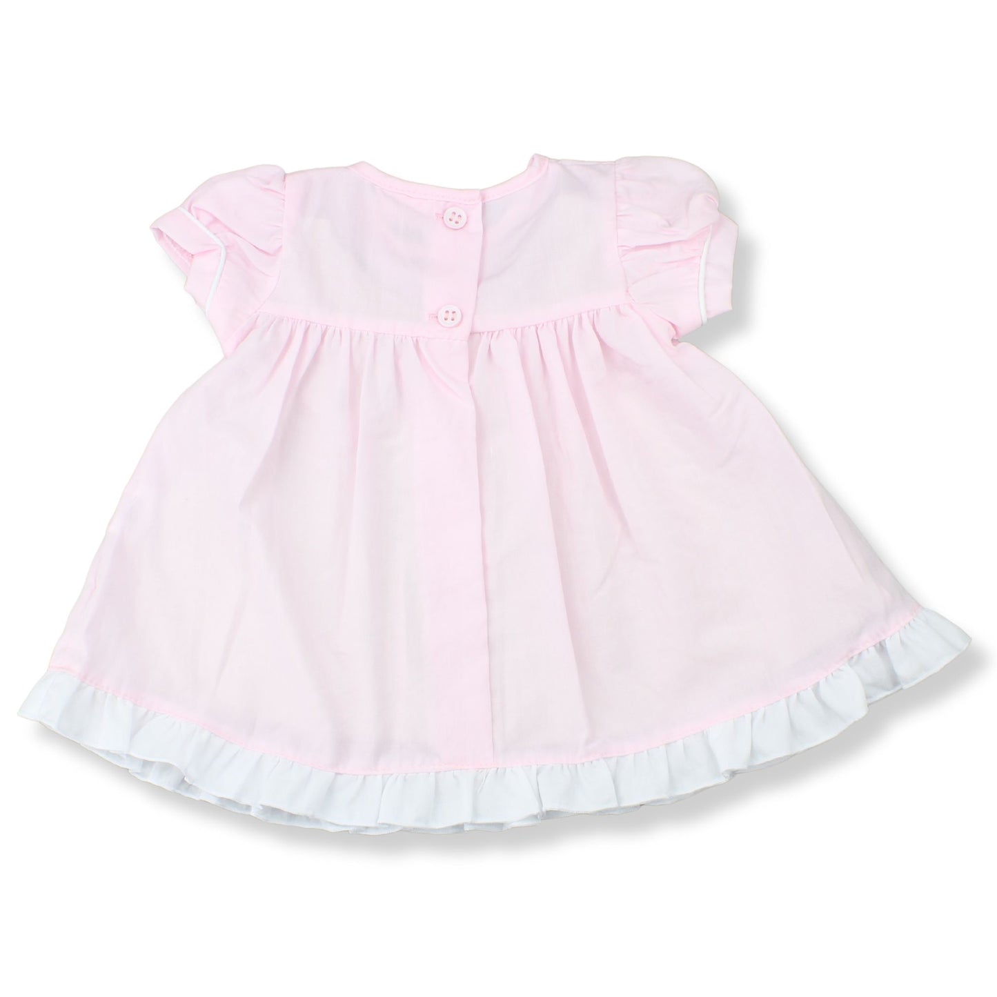 Girls Pink Dress, Knickers & Headband Outfit Set