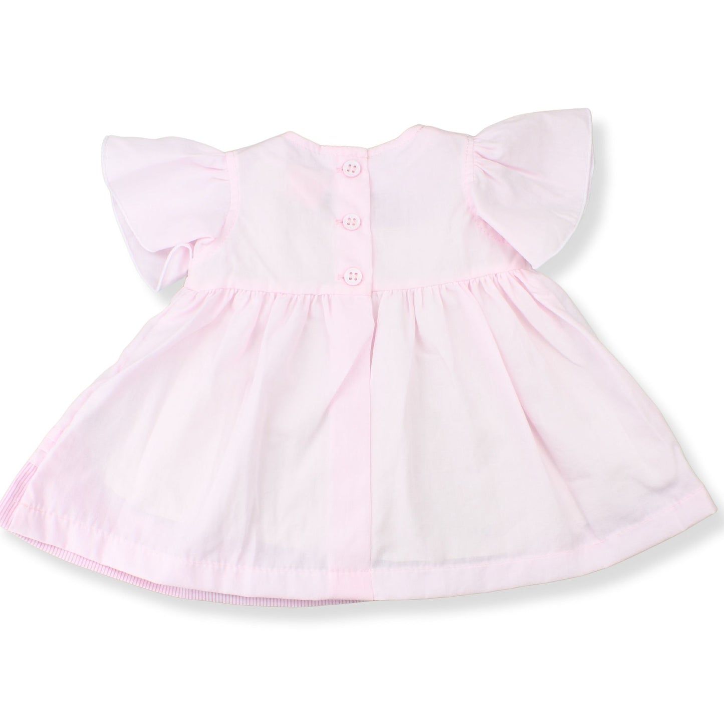 Baby Girls Pink Sailor Dress Set with Bloomers & Headband