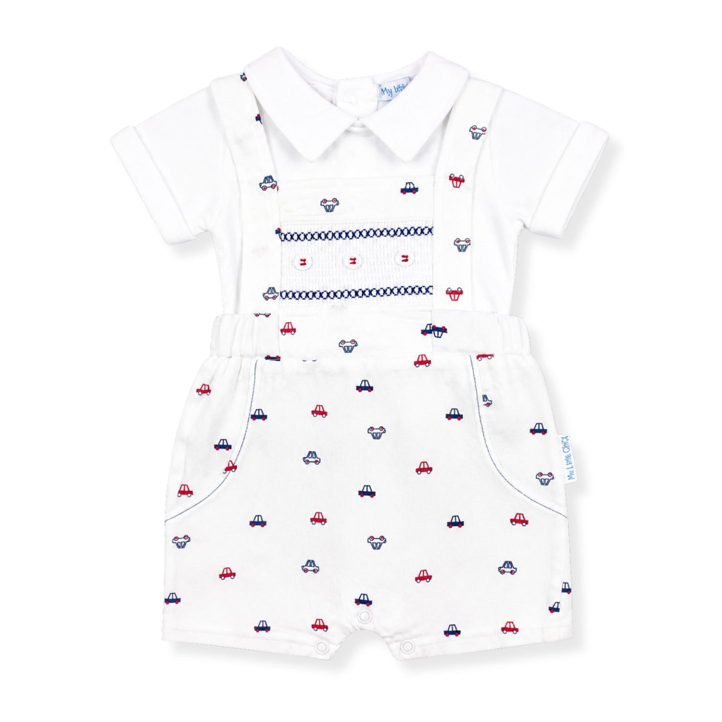 baby boys 2 piece outfit with cars