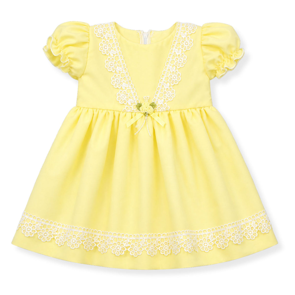 baby girl lemon dress frilly