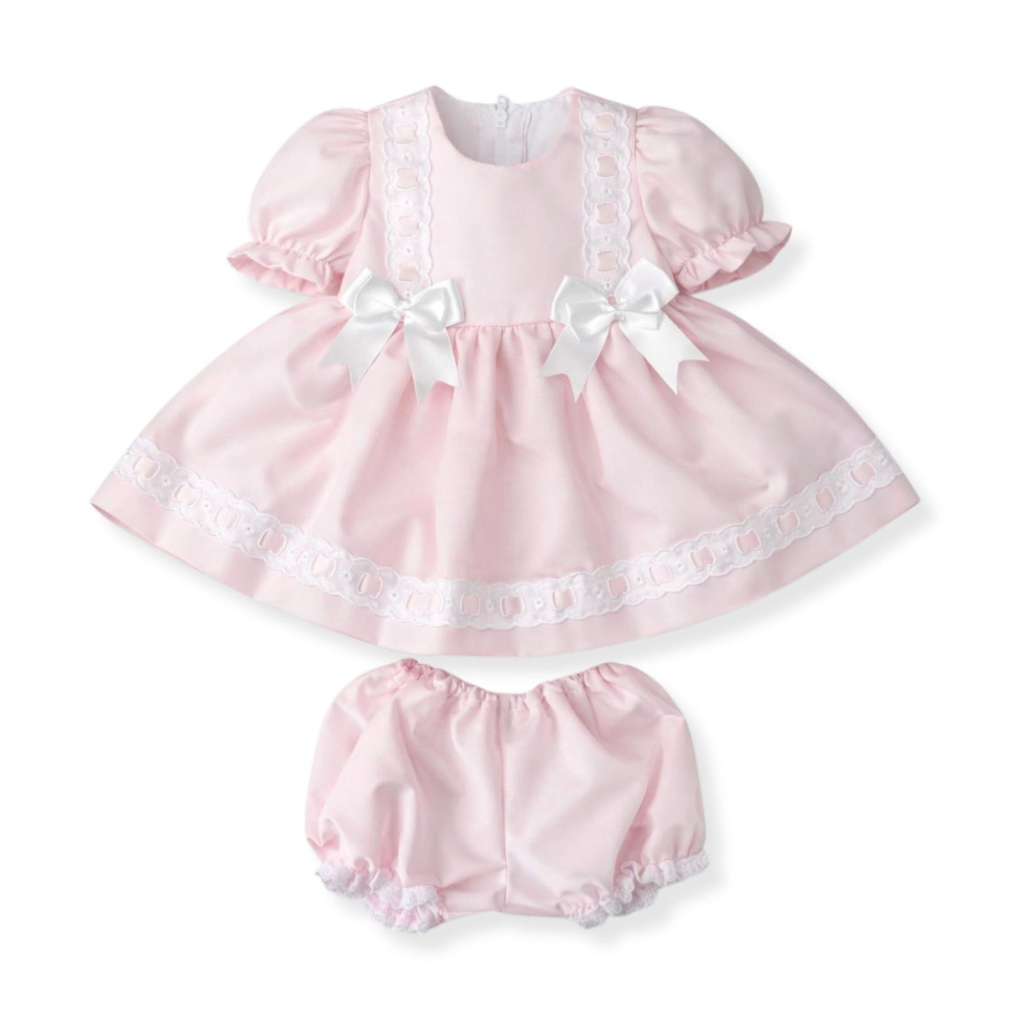 Baby girls summer dress in a spanish style
