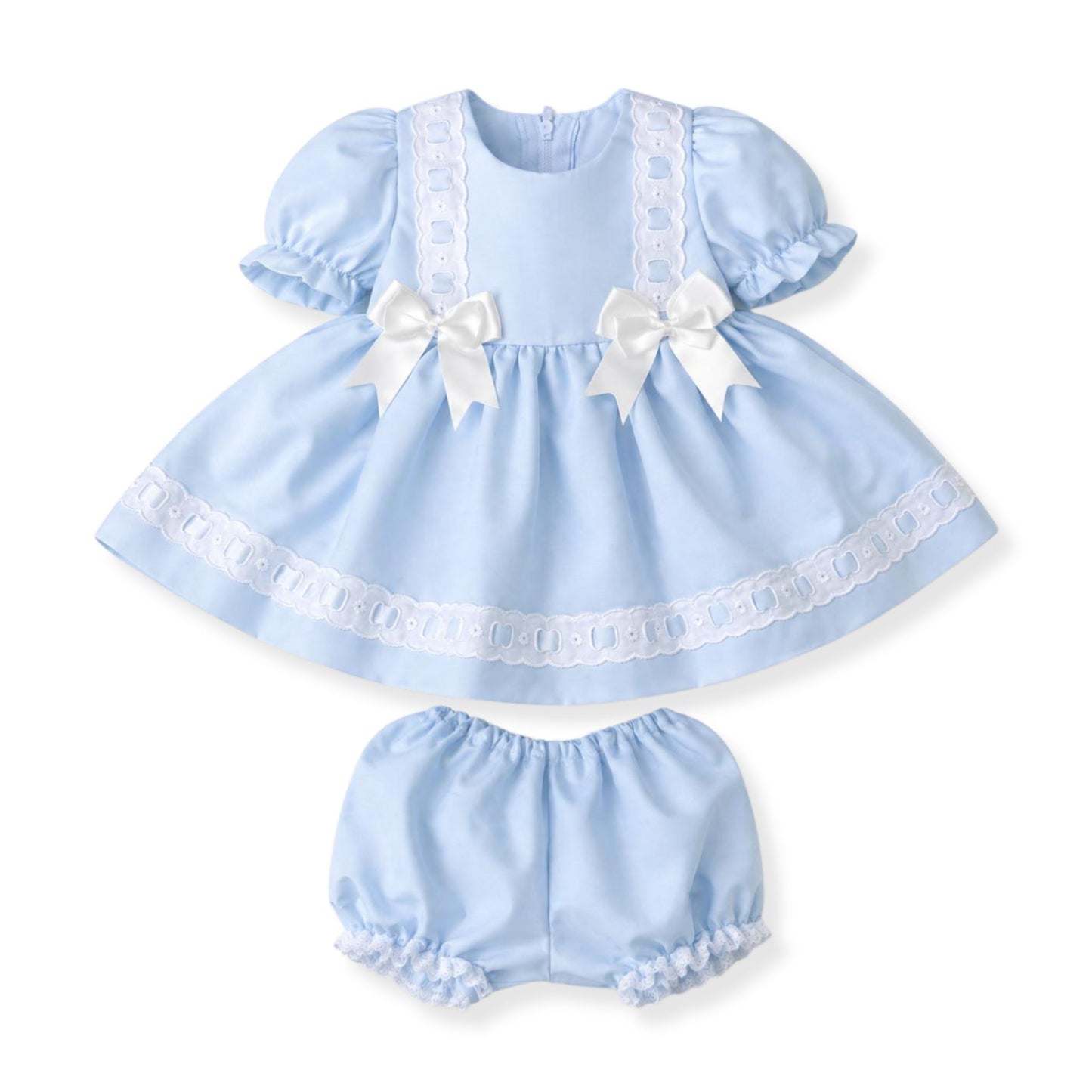 Baby girls summer dress in a spanish style