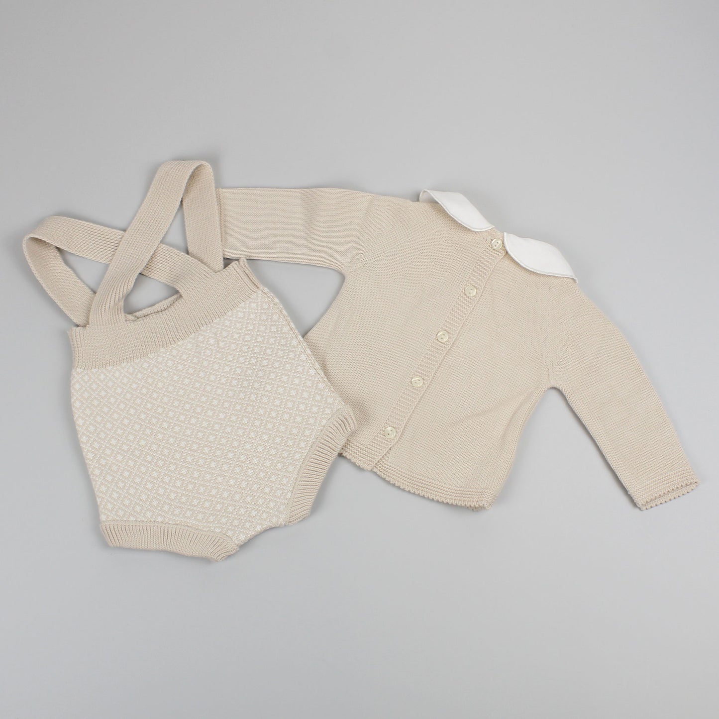 baby boys beige jam pant set
