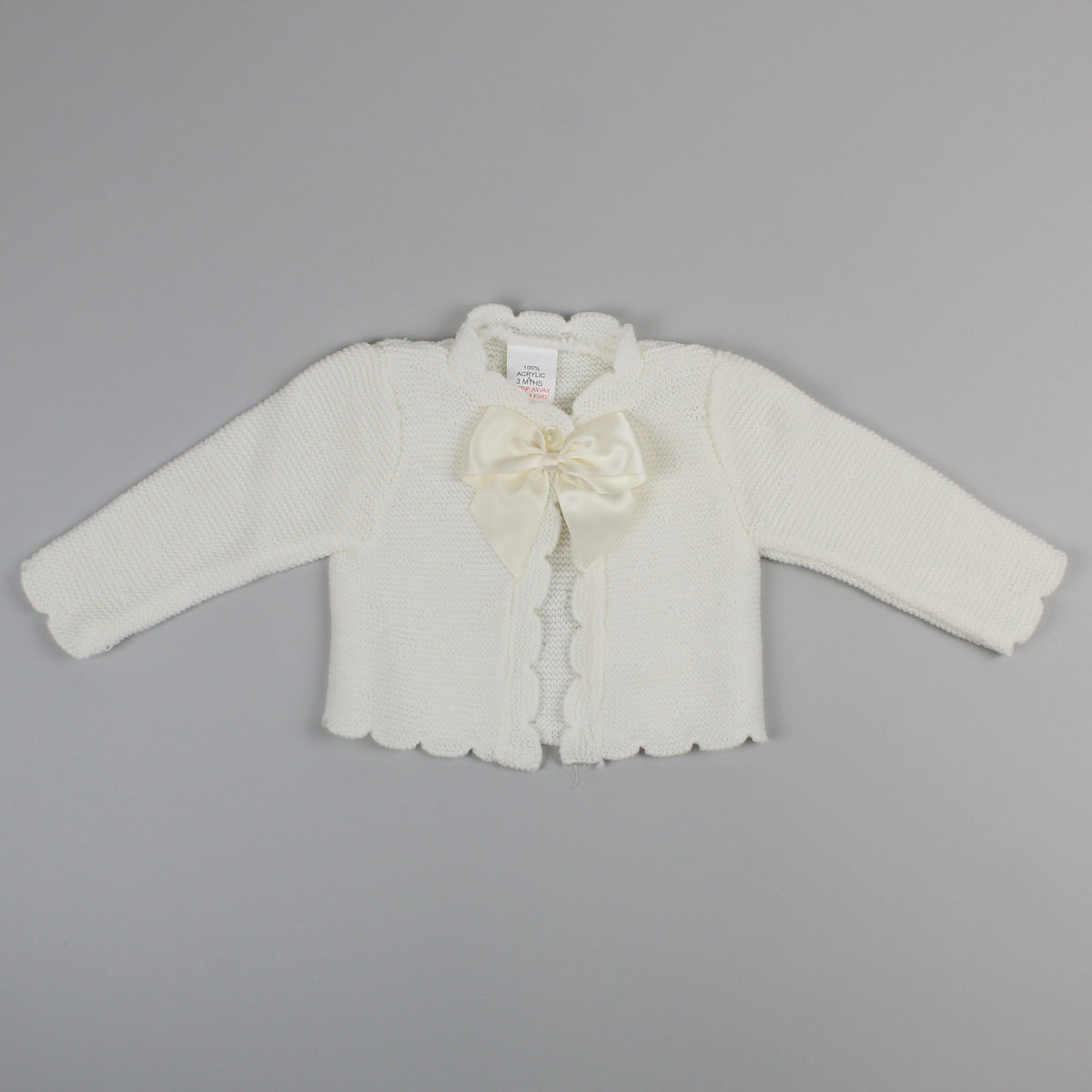 baby girls cream cardigan