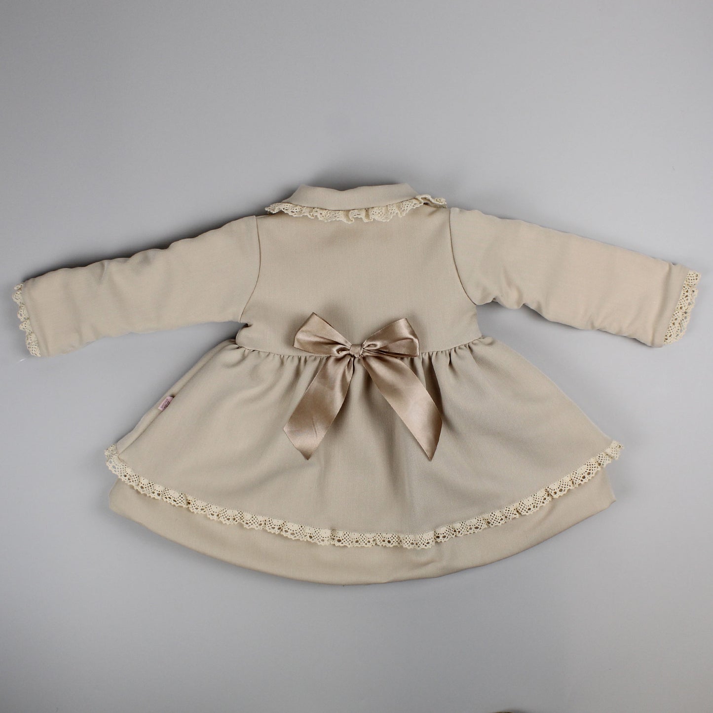 baby girls beige coat