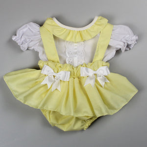 baby girls lemon summer outfit