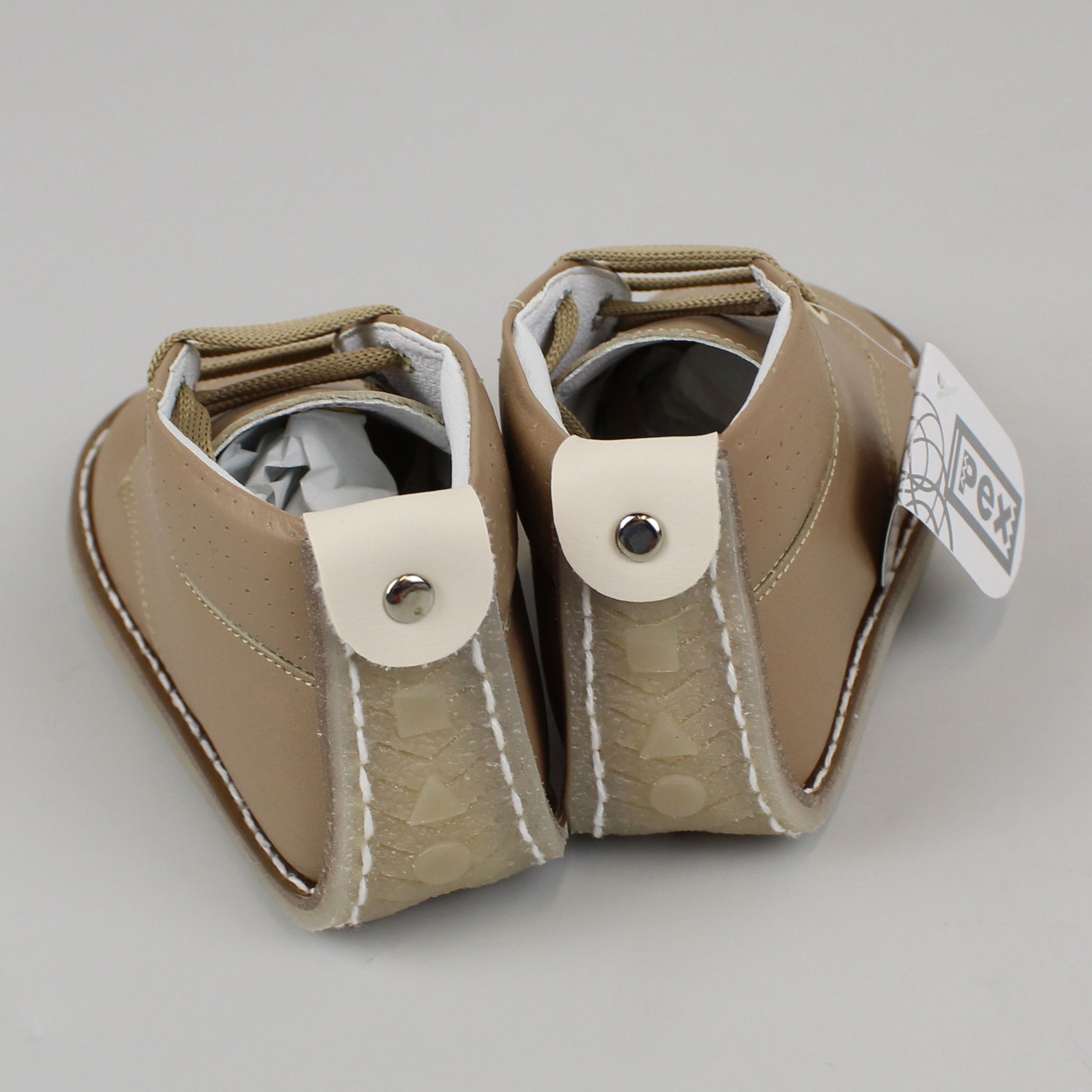 baby boys brown beige boot