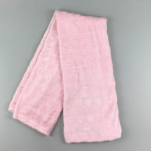 pink hearts baby blanket