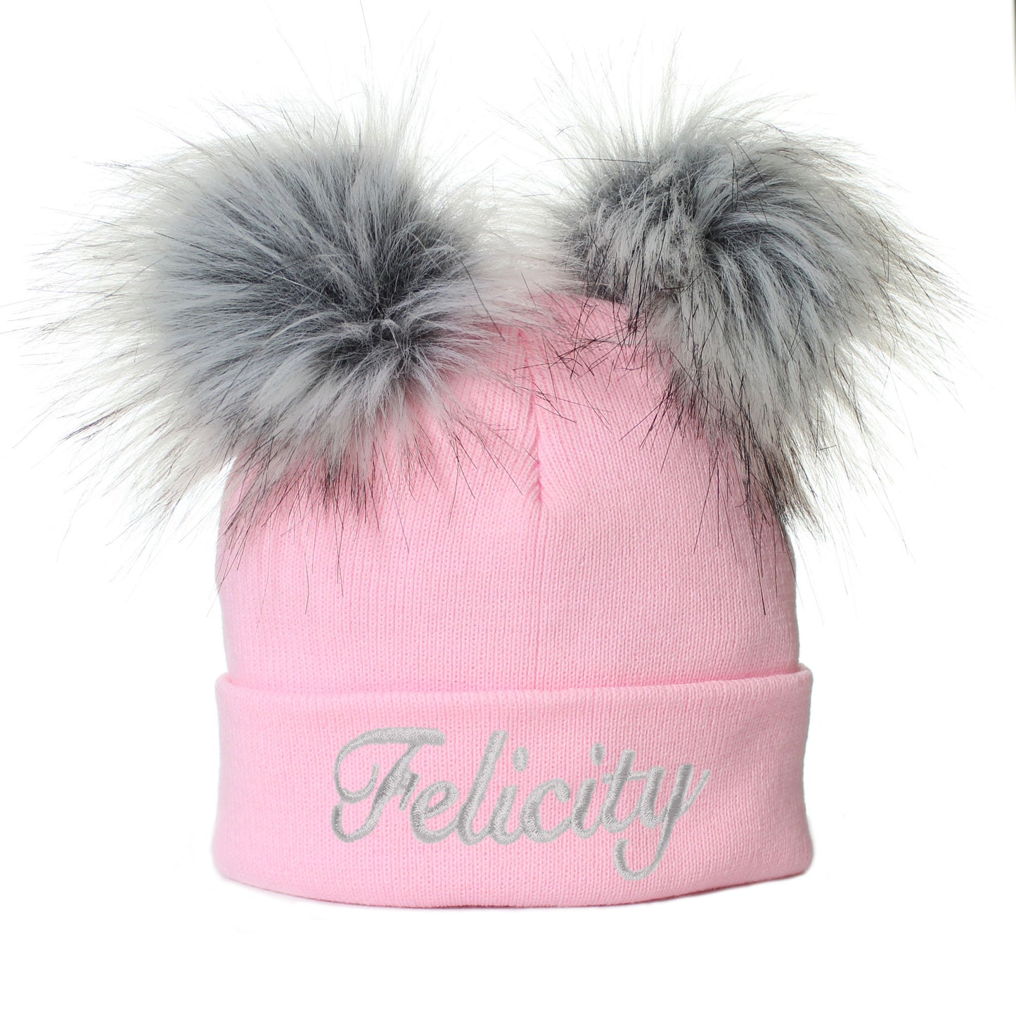 pink 1-6 years personalised hat