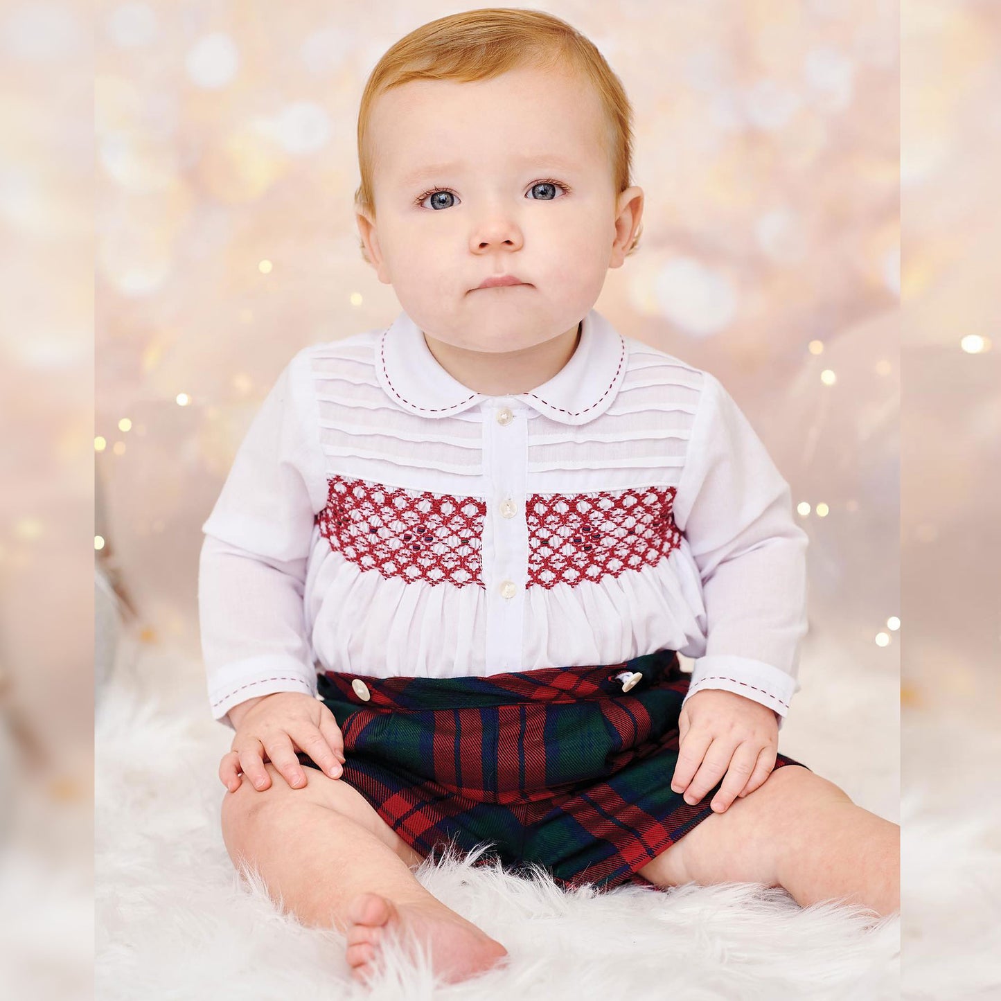sarah louise boys tartan outfit