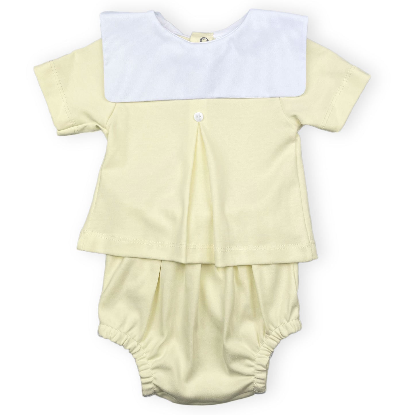baby unisex yellow summer outfit