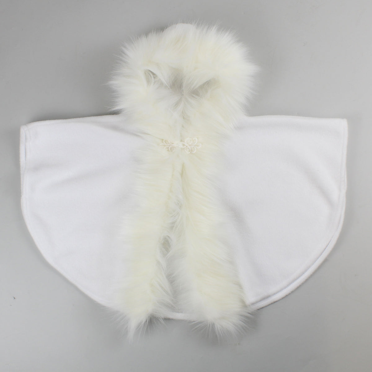 Baby white shop fur cape