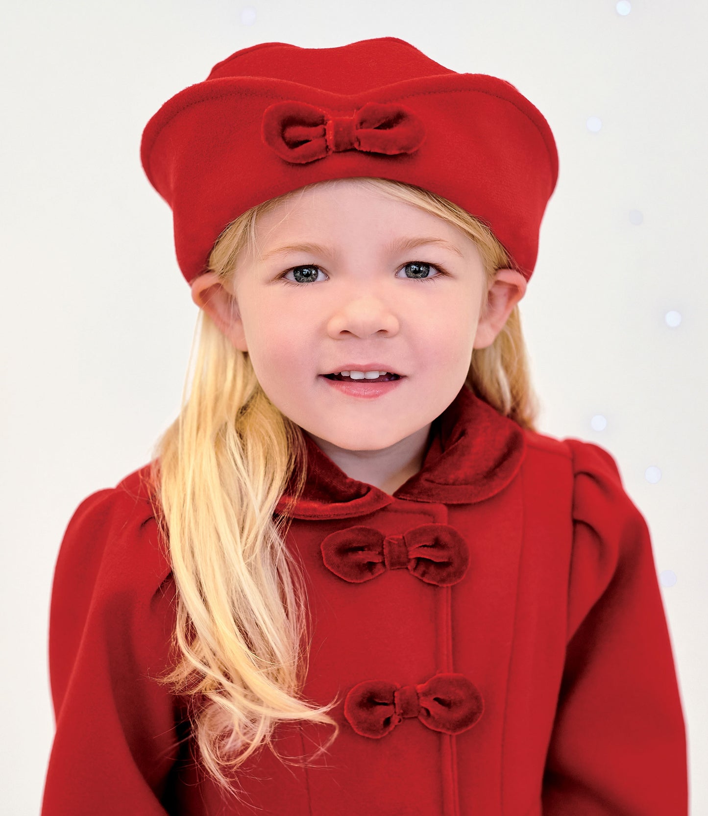 Baby Girl Coat and Hat - Red - Sarah Louise 012567