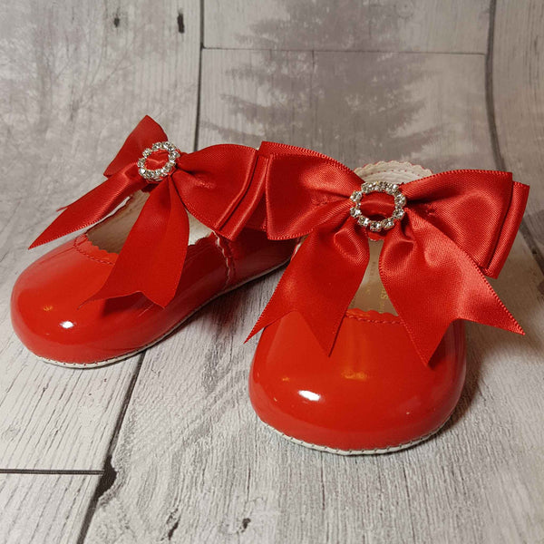 Red baby shoes baypods