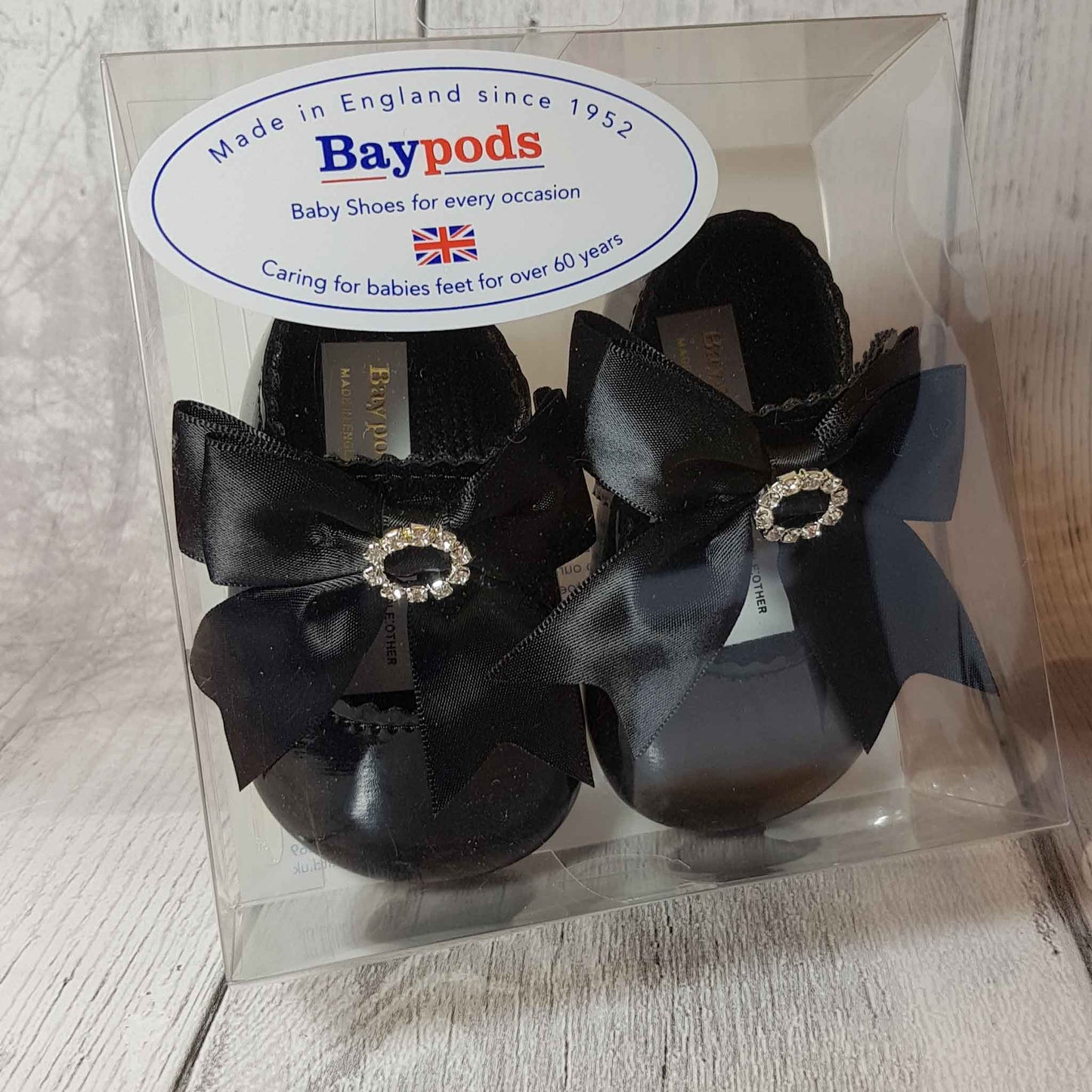 girls black diamante shoes