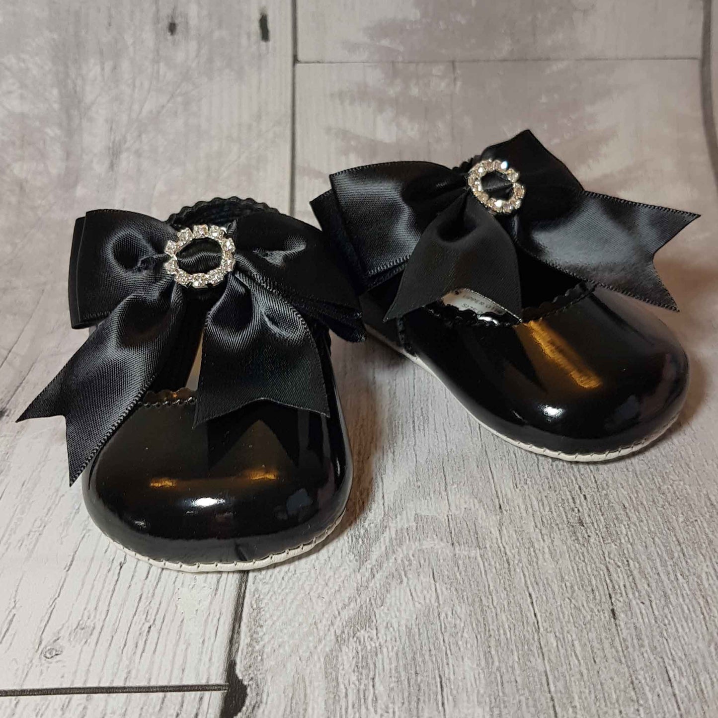 black pram shoes baby