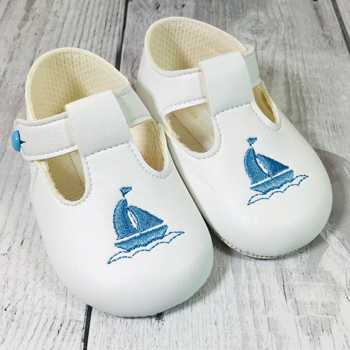 Baby boy sale blue pram shoes