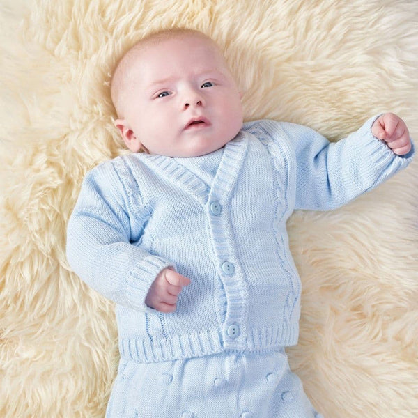 baby boys knitted cardigan