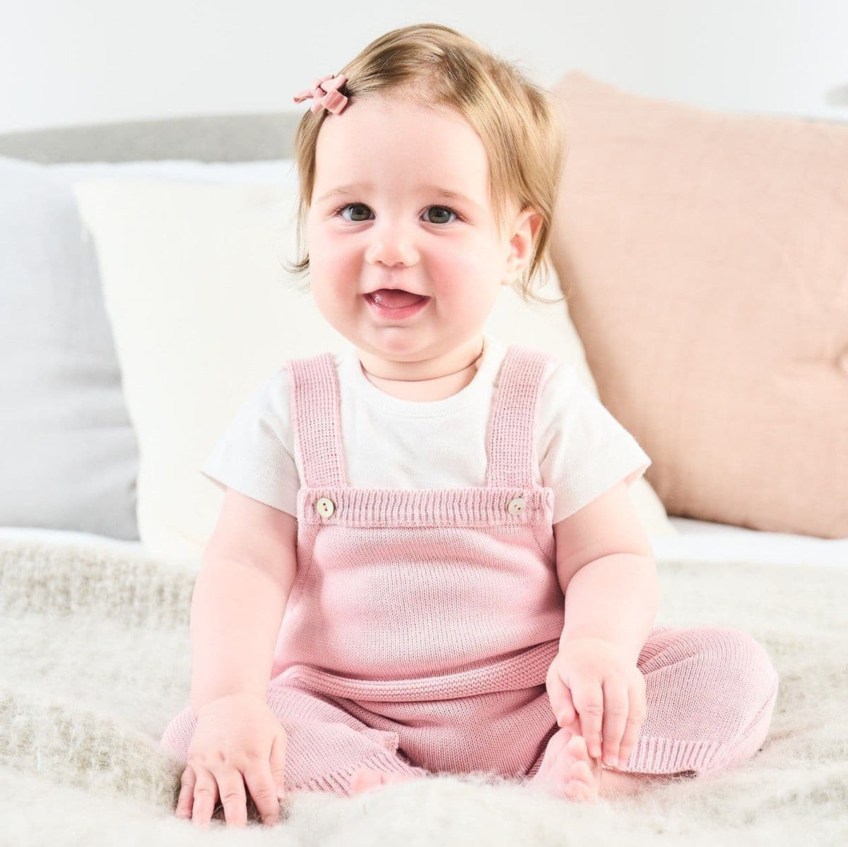 Pink overalls baby sales girl