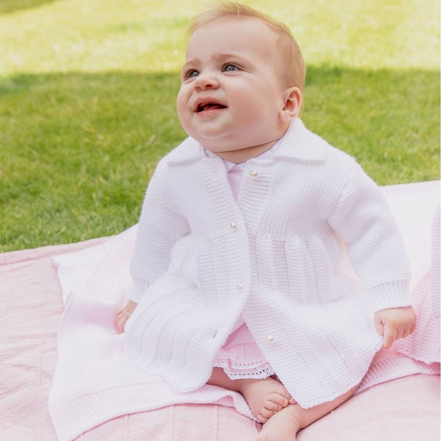 baby girls knitted cardigan coat