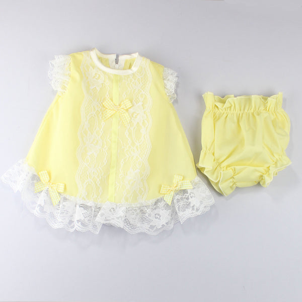 baby girls lemon easter outfit