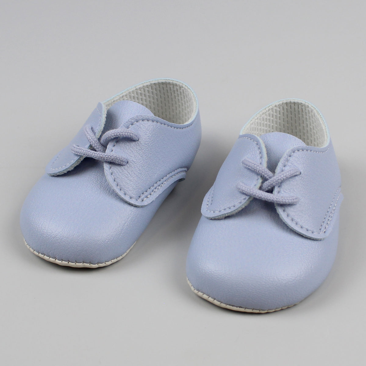 Baby Boy Soft Sole Shoes Blue Lace Up Lullaby Lane Baby Shop