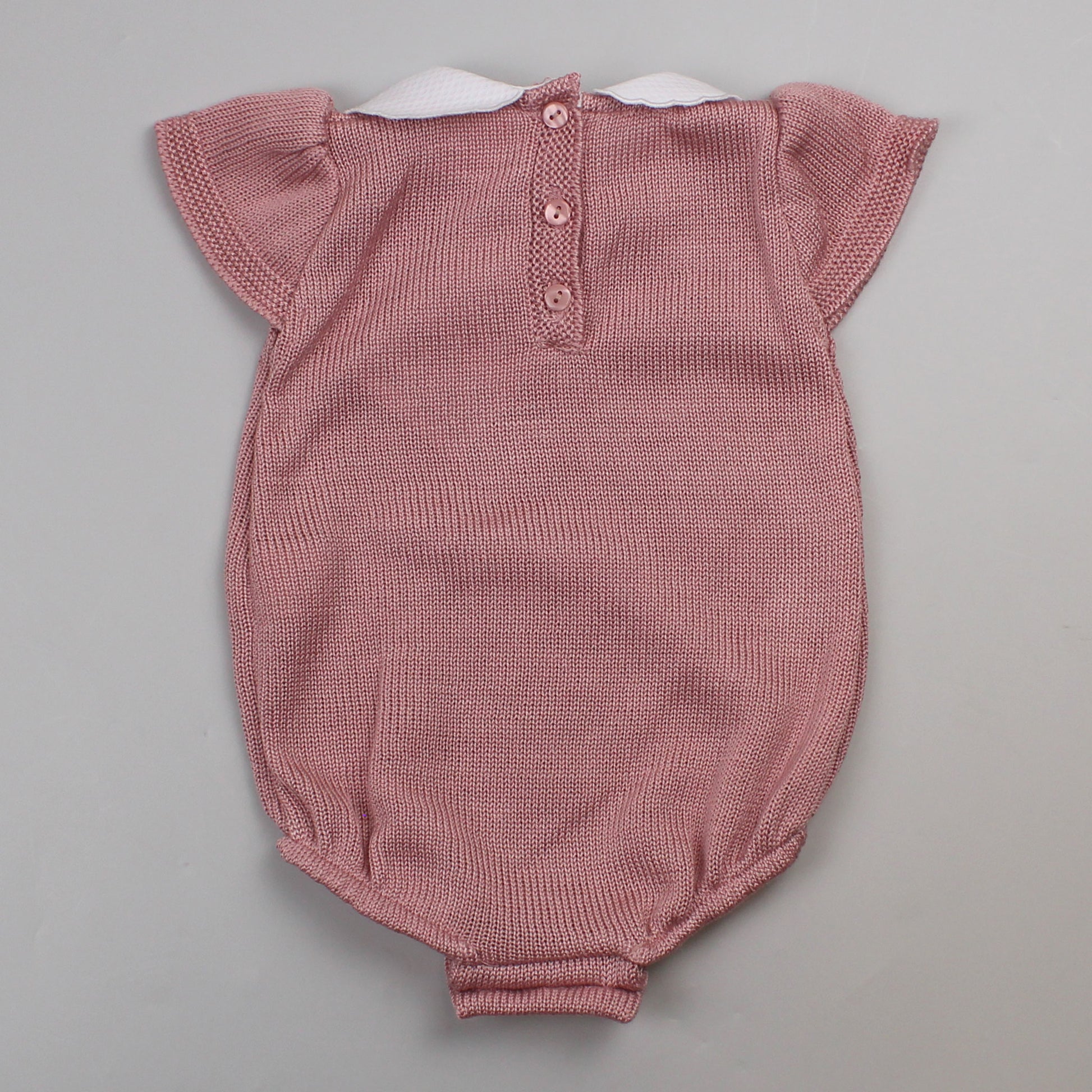 baby girls dusky pink romper summer outfit pex