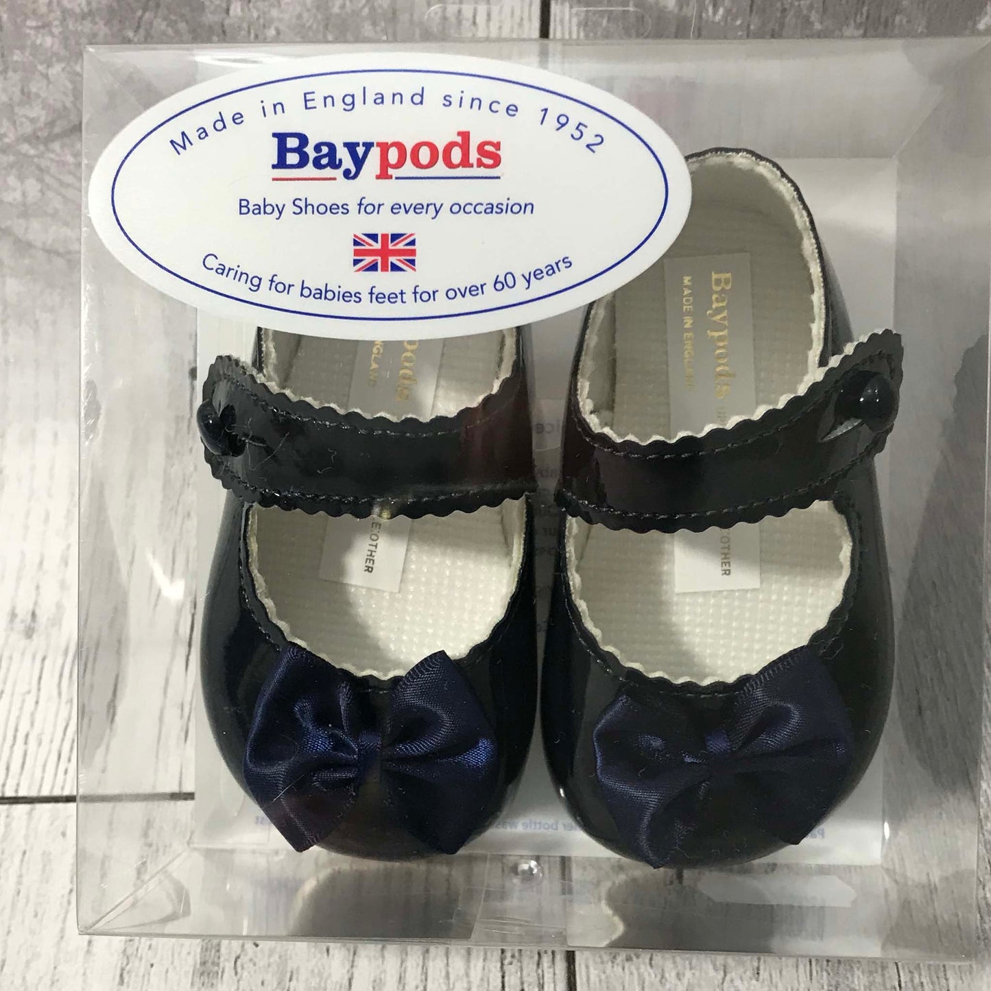 navy blue baby shoes