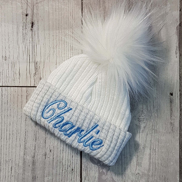 personalised first size baby hat